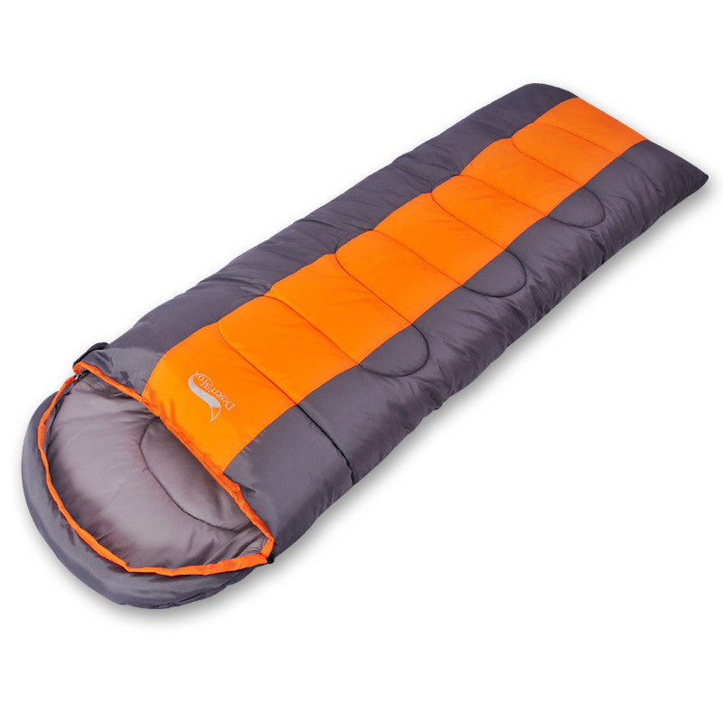 Grå och orange Sovsäck för vår, sommar, höst eller vinter