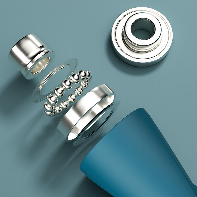 Mekaniska delar till ett blått Repfritt hopprep