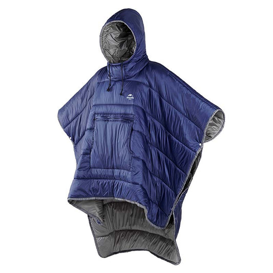 Varm campingponcho