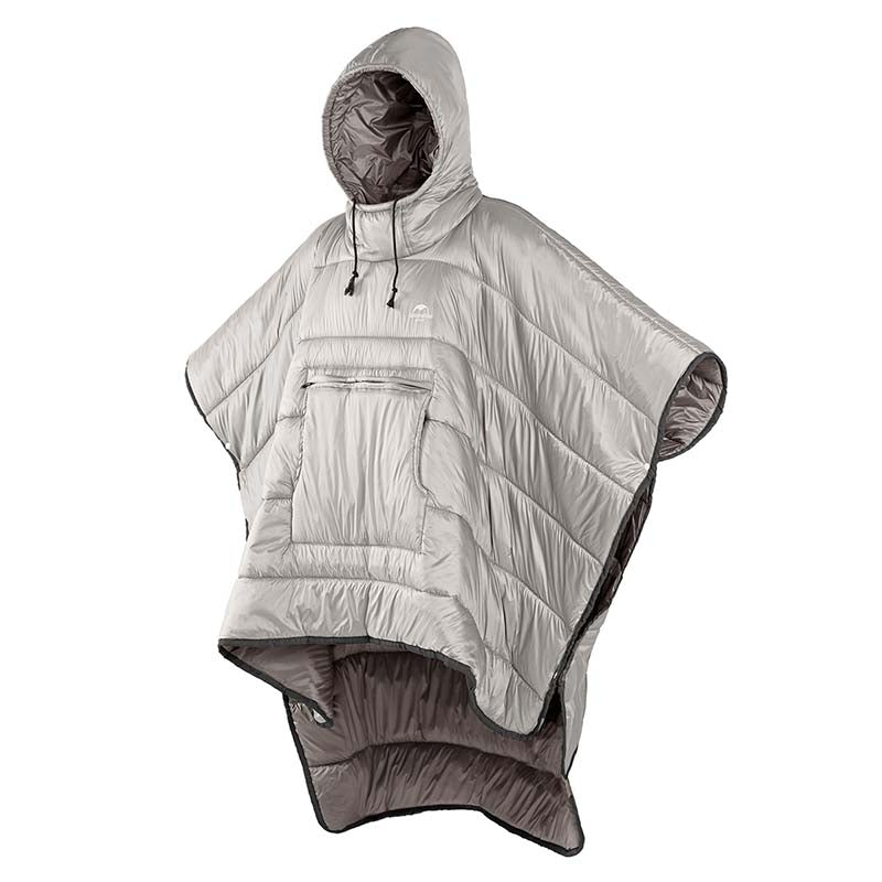 Varm campingponcho